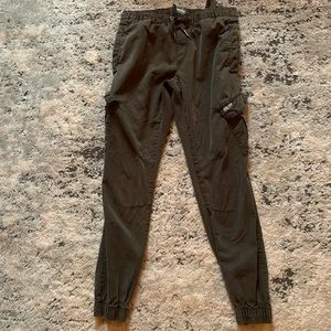 Superdry london military green cargo joggers
